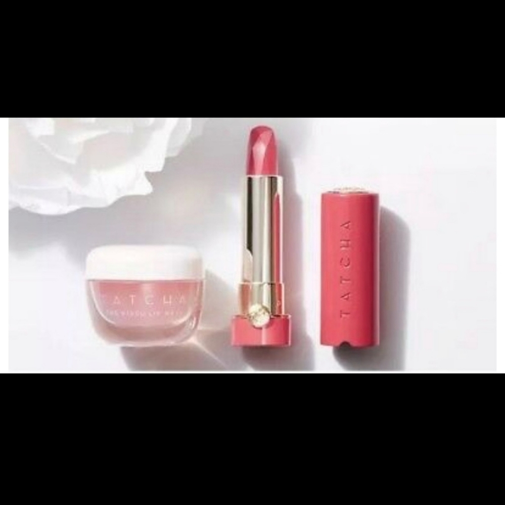 Tatcha Blushing Lips Duo RARE New - Picture 2 of 5